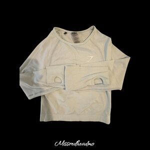 Gymshark Mint Green Long Sleeve Top